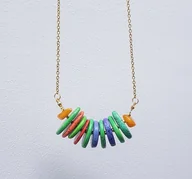 Naszyjniki - What a Colorful World v amber - miniaturka - grafika 1