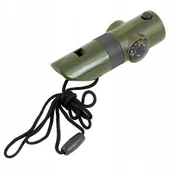 Inne instrumenty muzyczne - Dominator Gwizdek Survivalowy Ratunkowy 6W1 Olive - miniaturka - grafika 1