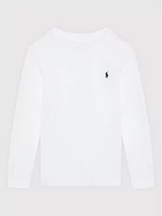 Ralph Lauren Polo Bluzka Ls Cn 322843804004 Biały Regular Fit - Bluzy dla chłopców - miniaturka - grafika 1