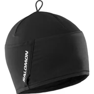 Czapki męskie - Czapka SALOMON WINTER TRAINING BEANIE LC2155500 – Czarny - miniaturka - grafika 1