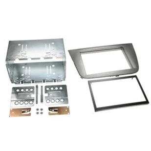Compotech Ramka do radia 3316/2D Szary - Akcesoria car audio - miniaturka - grafika 1