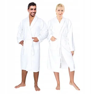 ﻿Szlafrok hotelowy prestige 100% bawełna roz. M - Szlafroki męskie - miniaturka - grafika 1