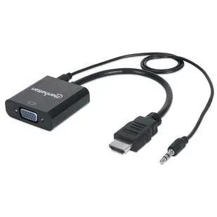 Konwerter Hdmi na Vga M/f audio zasilanie Usb - Adaptery i przejściówki - miniaturka - grafika 2