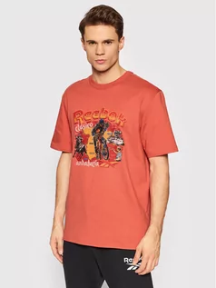 Koszulki męskie - Reebok T-Shirt Classic Destination Andalucia H54354 Pomarańczowy Regular Fit - grafika 1