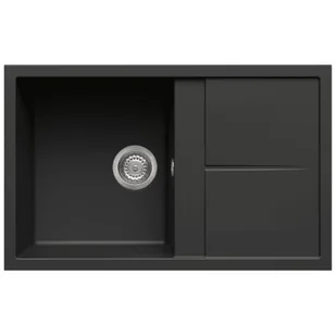 Elleci UNICO 300 nero G40 GRANITEK (LGU30040) - Zlewozmywaki - miniaturka - grafika 1