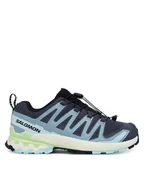 Buty trekkingowe damskie - Salomon Trekkingi Xa Pro 3D V9 L47748000 Szary - miniaturka - grafika 1