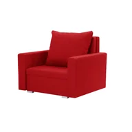 Sofy i kanapy - Fotel MONDO z funkcją spania Sofa Czerwony - miniaturka - grafika 1