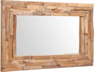 Lustra - vidaXL LustroReplika acyjne teak 90 x 60 cm prostokątne - LustroReplika acyjne - LustroReplika acyjne - Lustro - Lustro ścienne - miniaturka - grafika 1