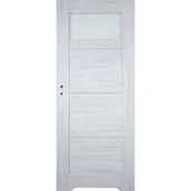 Drzwi wewnętrzne - Skrzydło drzwiowe SYRIUSZ silver podcięcie 70P - miniaturka - grafika 1