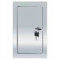 Akcesoria do wentylacji i klimatyzacji - DRZWICZKI REWIZYJNE METALOWE ZAMEK 10x15 - miniaturka - grafika 1