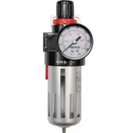 Narzędzia wulkanizacyjne - YATO Reduktor z filtrem i manometrem 1/2 YT-2383 - miniaturka - grafika 1