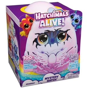 Figurka SPIN MASTER Hatchimals Alive Draggle 6069282 - Figurki dla dzieci - miniaturka - grafika 1