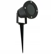 Lampy ogrodowe - Superled Grassi oprawa dogruntowa na szpikulcu czarna 6792s - miniaturka - grafika 1