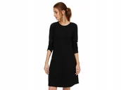 Sukienki - VERO MODA SUKIENKA CZARNA DZIANINOWA CZERŃ 40 VAS - miniaturka - grafika 1