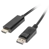 Huby USB - Lanberg Kabel Lanberg CA-DPHD-10CC-0018-BK (DisplayPort M - HDMI M; 1,8m; kolor czarny) 2_413805 - miniaturka - grafika 1