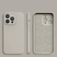 Etui i futerały do telefonów - Silicone case etui Samsung Galaxy A14 5G / Galaxy A14 silikonowy pokrowiec beżowe - miniaturka - grafika 1