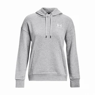 Bluza damska Under Armour Essential Fleece Hoodie Rozmiar: M / Kolor: jasnoszary - Bluzy sportowe damskie - miniaturka - grafika 1