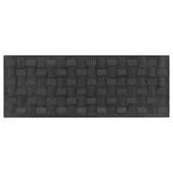 Wykładziny - Nakładka schodowa czarna gumowa 75 x 25 cm INSPIRE - miniaturka - grafika 1