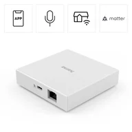 Systemy inteligentnych domów - Centrum sterowania Hama Smart Home Hub WLAN ZigBee Matter Thread biały - miniaturka - grafika 1