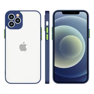 Etui i futerały do telefonów - Hurtel Milky Case silikonowe elastyczne półprzezroczyste etui do Samsung Galaxy A32 4G granatowy - miniaturka - grafika 1