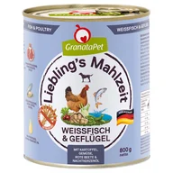 Mokra karma dla psów - GranataPet Liebling's Mahlzeit, 6 x 800 g - Białoryb i drób - miniaturka - grafika 1
