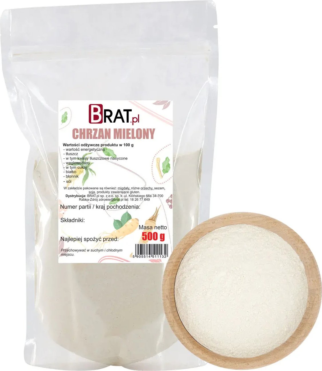 Chrzan mielony 500g