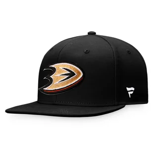 Męska czapka z daszkiem Fanatics  Core Snapback Anaheim Ducks Black-Dark Orange - Czapki męskie - miniaturka - grafika 1