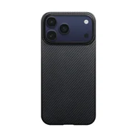 Etui i futerały do telefonów - PITAKA Ultra-Slim Etui do iPhone 17 Pro kompatybilne z MagSafe - Czarno-szare - miniaturka - grafika 1