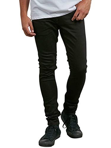 Volcom Spodnie męskie 2 x 4 zwężane czarny czarny (Ink Black) 26