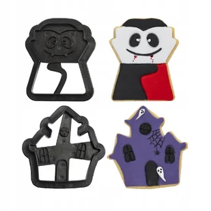 Foremki Decora Halloween Nawiedzony Dom I Wampir 2 - Formy do ciast - miniaturka - grafika 1