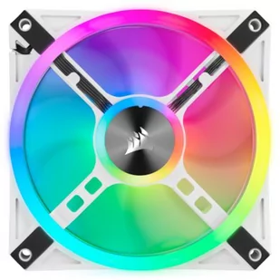 Corsair CORSAIR iCUE QL120 RGB 120mm White Single Fan CO-9050103-WW - Wentylatory komputerowe - miniaturka - grafika 1