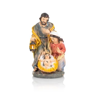 Święta Rodzina | Klasyczna Szopka | Figurka Świętej Rodziny | Maryja Jezusek Dzieciątko Jezus W Żłobku Św. Józef | Dekoracja Na Święta Na Wigilijny .. - Ozdoby bożonarodzeniowe - miniaturka - grafika 1