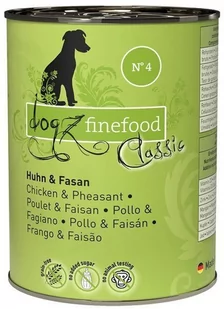 dogz finefood dogz finefood N° 4 Kurczak i Bażant 400g - Mokra karma dla kotów - miniaturka - grafika 1