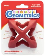 Zabawki dla psów - PetDreamHouse Zabawka gumowa Geo-Astro Rolly czerwona - miniaturka - grafika 1