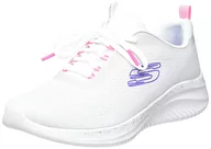 Trampki damskie - Skechers Damskie trampki Ultra Flex 3.0, różowy, 3 UK - miniaturka - grafika 1