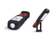 Latarki - Latarka 3w1 LED 3W COB + 1W LED - Biały zimny (6000K) - akumulatorowa - miniaturka - grafika 1