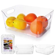 Pojemniki kuchenne - Organizer Do Lodówki Pojemnik Kuchenny Na Produkty Żywność 27X19X11,5 Cm - miniaturka - grafika 1