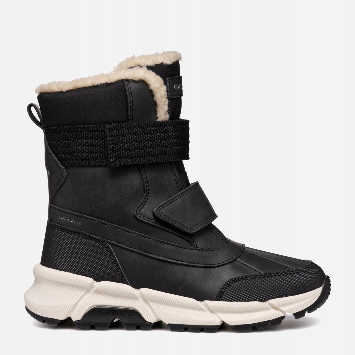 Śniegowce dziecięce J46LCF 0MEFU C9999 Geox Flexyper Plus ABX black roz 38
