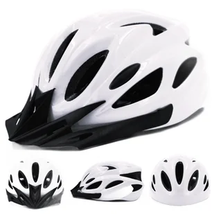 Kask rowerowy - KASK ROWEROWY KOLARSKI LEKKI REGULOWANY - BIAŁY - Kaski rowerowe - miniaturka - grafika 1
