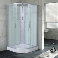 Kabiny z hydromasażem - HDL Kabina prysznicowa 90x90 z hydromasażem - miniaturka - grafika 1