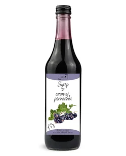 Syrop z Czarnej Porzeczki 500 ml Naturalny Owocowy Aromat - Syropy i koncentraty owocowe - miniaturka - grafika 1