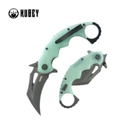 Noże - Nóż składany Kubey Mini Wrath Jade G10, Blackwashed 14C26N by MUZI Design (KU262L) - miniaturka - grafika 1
