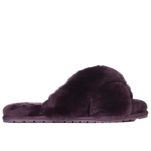 Klapki Emu Australia Mayberry W11573PLUM - fioletowe - Klapki i japonki damskie - miniaturka - grafika 1