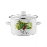 Garnki - Garnek emaliowany prosty szparagi z/p 16cm 2l cn kod: 011-GAR-WJ676SZPAR16 - miniaturka - grafika 1