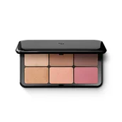 Bronzery i konturowanie twarzy - KIKO Milano Irresistible Total Look Face Powder Palette paleta do konturowania twarzy 02 Medium-Dark 15g - miniaturka - grafika 1