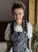 Nosidełka dla dzieci - Nosidło Ergonomiczne Little Frog Prime - Zebra - miniaturka - grafika 1