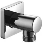 Wieszaki łazienkowe - Omnires Przyłącze kątowe do węża prysznicowego 5,5x5,5x5,6 cm chrom S008/K - miniaturka - grafika 1