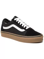 Trampki damskie - Vans Tenisówki Old Skool VN0001R1GI61 Czarny - miniaturka - grafika 1