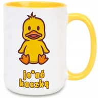 Kubki - Kubek XXL Żółty JEB*Ć KACZKĘ Na Zabawny Prezent Wiele Wzorów - miniaturka - grafika 1