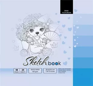 Szkicownik 200x200/48K 100g TW FRESH Nowa - Przybory szkolne - miniaturka - grafika 2